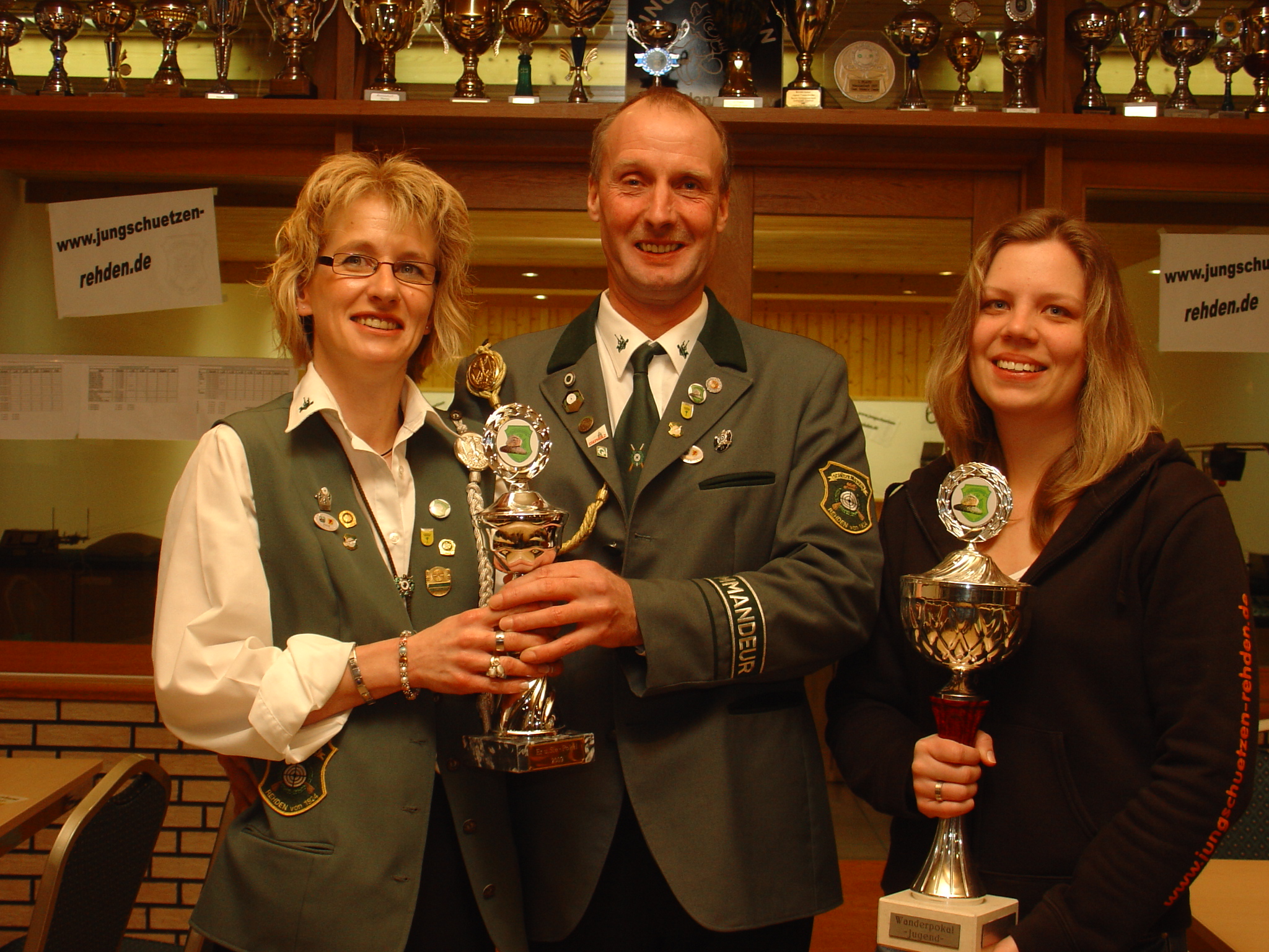 Gewinner des Er- und Sie-Pokales: Marion und Klaus Bollhorst,
 Jugendpokalgewinnerin: Mareen Sander