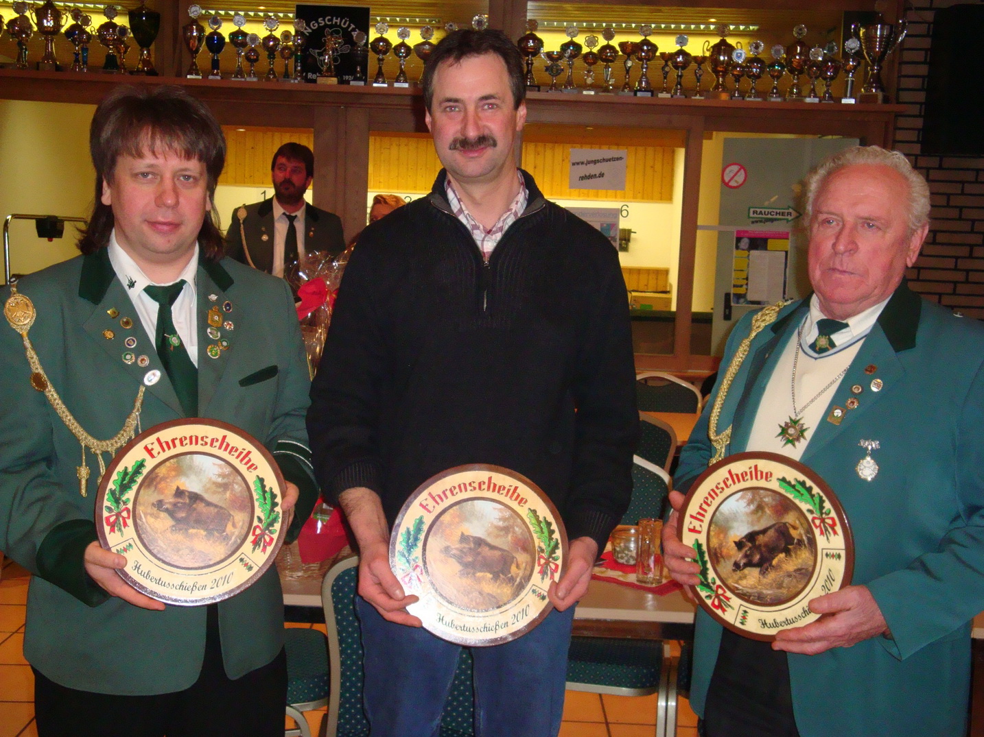 von Links: Thomas Nowak,
 Rüdiger Jahn und Wilhelm Meyer