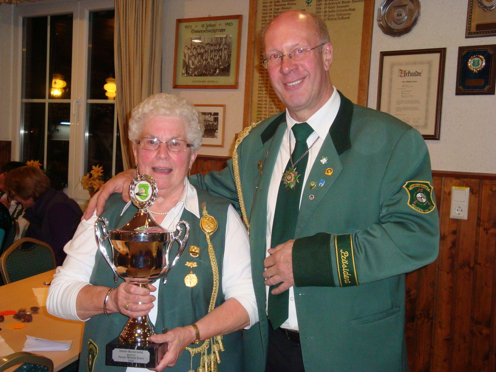 Annemarie Nackenhorst,
Gewinnerin des Damen-Wanderpokal