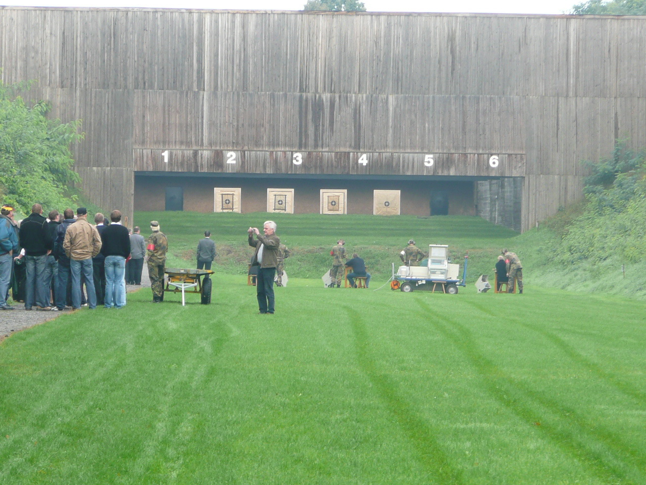 G36 Schie&szlig;en von 100m auf der 300m Standort-Schie&szlig;anlage